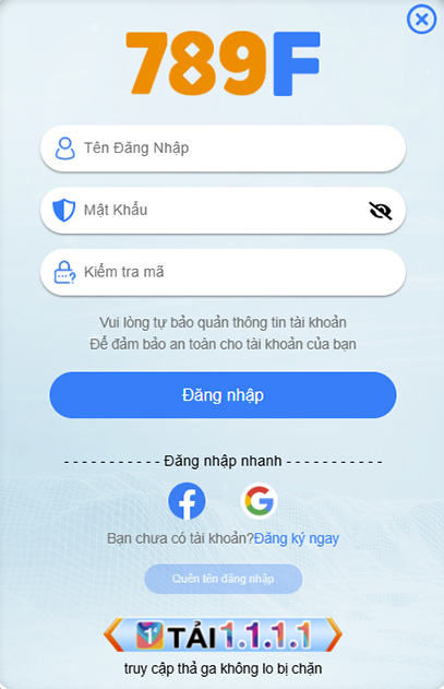 Hướng dẫn đăng nhập 789F